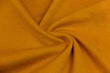 B-Ware 64 cm Glitzerbündchen, Strickschlauch, ocker/gold